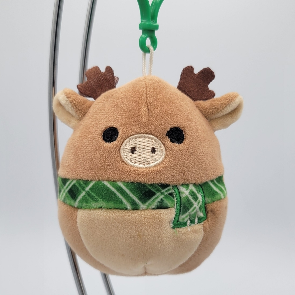 3.5" Ruby the Moose Reindeer Deer Christmas 2018 Squishmallow Hoilday Xmas